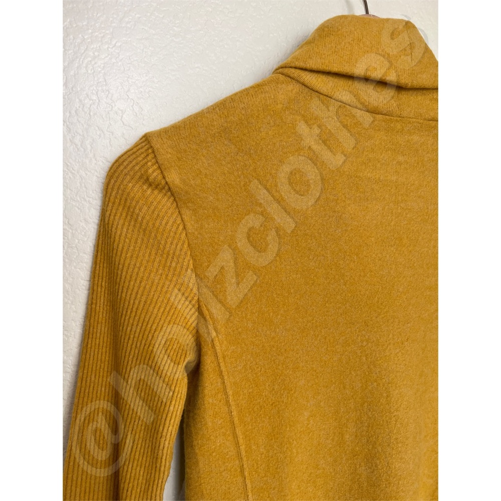 Anthropologie Saturday Sunday Brushed Fleece Turtleneck Long Sleeve NWT - Picture 10 of 13